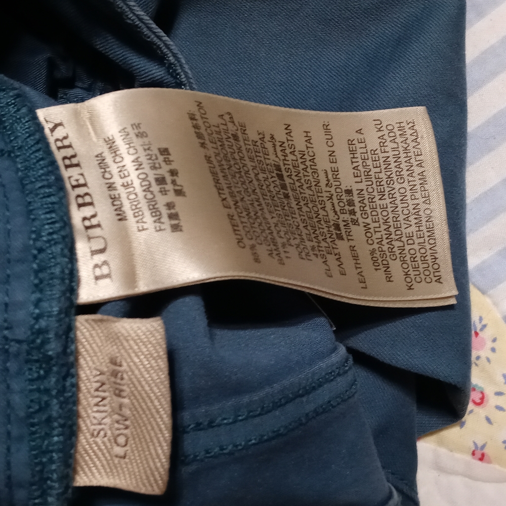 Burberry Brit Skinny Low Rise Jeans size W29 - Picture 6 of 6